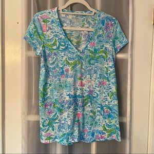 Lilly Pulitzer Etta V neck Top